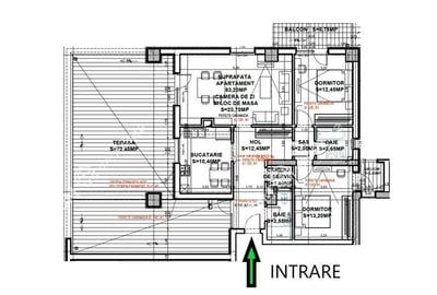 Penthouse cu 3 camere 2 bai si 2 terase zona Calea Surii Mici din Sibi - 8