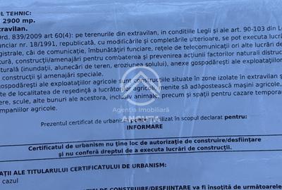 TEREN EXTRAVILAN DE VANZARE | 23 EURO/MP | 2900 MP | ZONA AEROPORT - 6