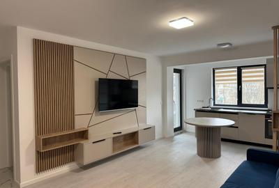 Apartament cu 2 camere semidecomandat, mobilat în Vișani