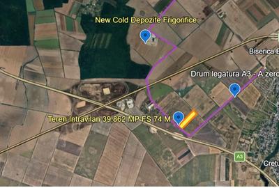 Vanzare Teren 38.862 MP Intravilan Tarla 10–Ștefăneștii de Jos, Zonă nod A3 – A0 - 3