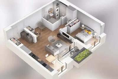 Apartament cu 2 camere decomandat în Lipovei