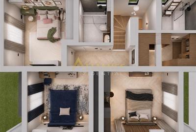 Casa Individuala - 4 camere - 3 bai - 355mp teren - 34