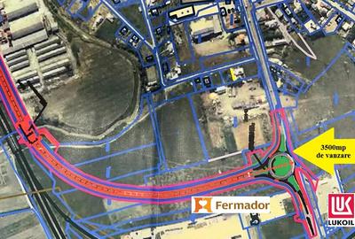 COMISION ZERO% ! -Deschidere la DN28 lângă LUKOIL, TEREN 3500mp parcare tiruri - 2
