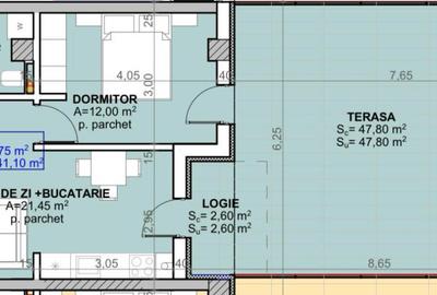 Apartament 2cam cu terasa generoasa zona centru vechi - 2