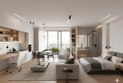 Apartament cu 3 camere decomandat în Noua