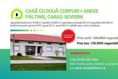 Casă individuală cu 7 camere în Păltiniș