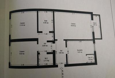 Apartament 3 camere decomandat - Proprietar - 1