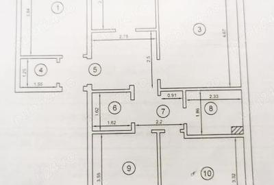 Apartament cu 4 camere decomandat în Galata