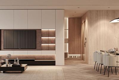 Apartament cu 3 camere decomandat în Noua