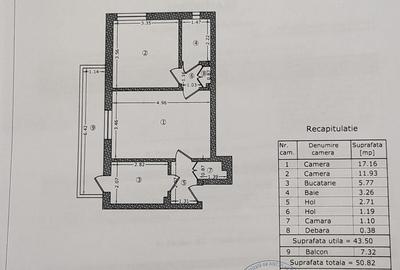 Apartament 2 camere | Berceni | Metrou Piața Sudului 8’ | Sun Plaza 8’ - 9