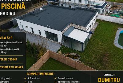Vila cu piscina S+P 260 mp + Teren 780 mp - Bragadiru - 1