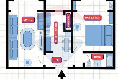 Apartament 2 camere decomandat - Str. Observatorului - 10