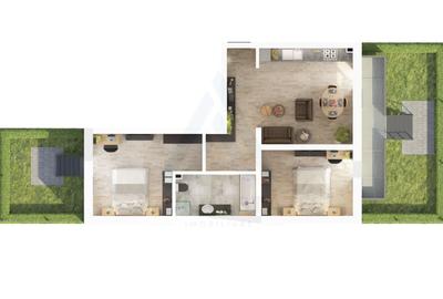 Apartament 3 camere parcare gradina 47 mp in zona D-na Stanca - 2