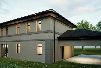 Casă individuală pasivă nZEB de vânzare în Florești, ansamblu exclusivisT - 2