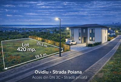 Vânzare Teren 420 mp. Ovidiu cartier nou - 9