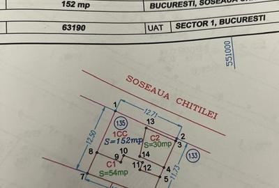 Teren 152 mp cu deschidere 12ml, vecinatate Pod Constanta