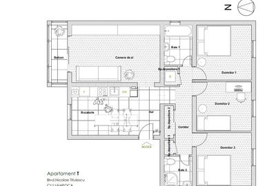 Apartament 4 camere de vânzare – Bulevardul Nicolae Titulescu - 11