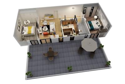 Apartament 3 camere+terasa 60 mp! comision 0%