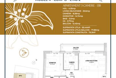 Direct Dezvoltator | Apartament 3 camere bloc Boutique - 15