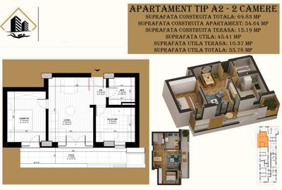 2 CAMERE DECOMANDATE- ZONA SCAFANDRI-FAR-CONFORT LUX-80.304,50 Euro + TVA