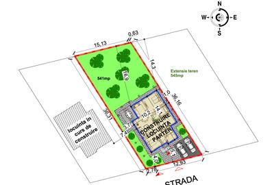 Casa noua, cu teren de 1100 mp, 4 camere, un singur nivel - 4