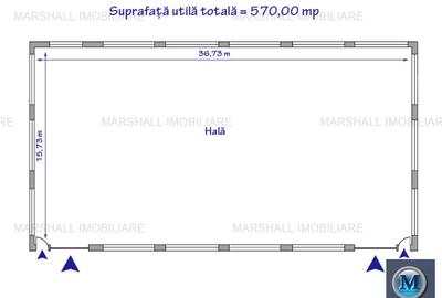 Spatiu industrial de inchiriat, zona Sud, 570 mp #15233 - 8