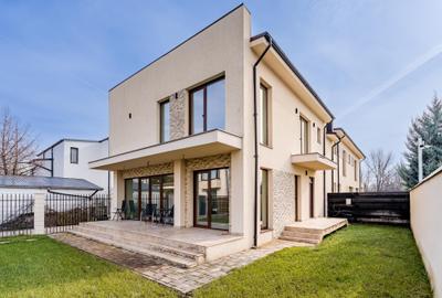 Vilă modernă, 4 dormitoare, Corbeanca, Str. Fermei nr. 6D - 1