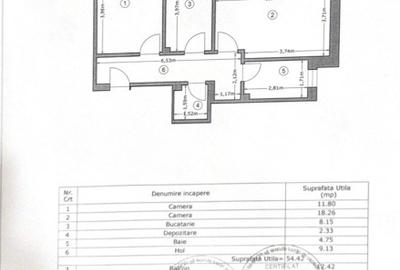 Apartament 2 camere - LOC DE PARCARE INCLUS - zona METALURGIEI - 9