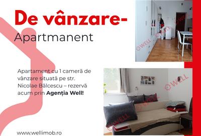 De vânzare o garzonieră situat în Târgu Mures, pe str. Nicolae Bălcescu! - 1