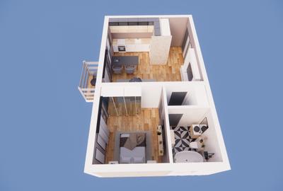 Apartament 2 camere, langa Shopping City, etaj 3, bloc cu lift, parcare. - 10