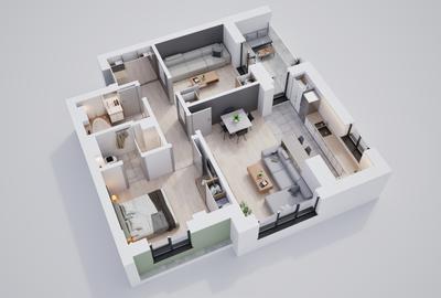 Apartament modern 3 camere, aproape de transport public - 7