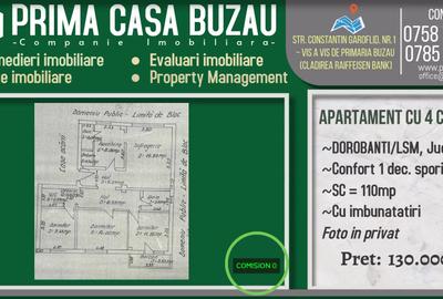 Apartament cu 4 camere in zona Dorobanti/LSM ~ confort 1 dec sporit SC-110mp