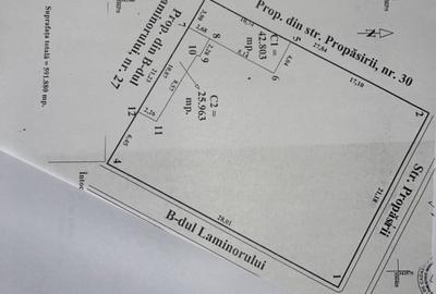 Bd Laminorului-Bucurestii noi-Soseaua Chitilei, teren 592 m - 1