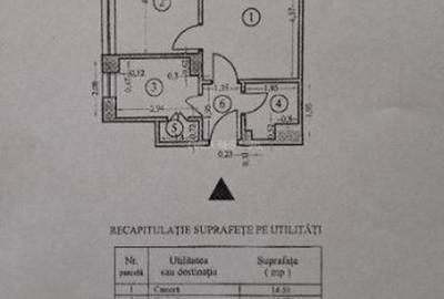 Calea Victoriei - Piata Natiunile Unite, bloc Turn, apartament 2 camere, etaj 3 - 9