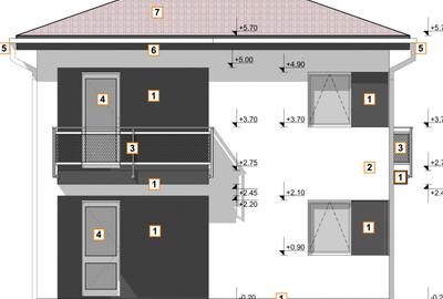 0% comision – Duplex in zona centrala , compartimentare optimă, Floresti - 15