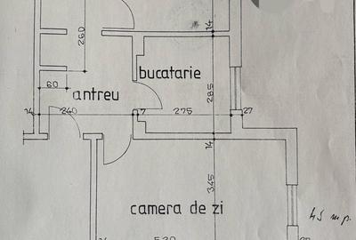 Apartament cu 2 camere decomandat în Enachiță Văcărescu