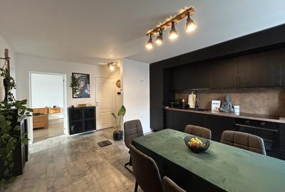 Apartament cu 3 camere open-space, mobilat în Giroc