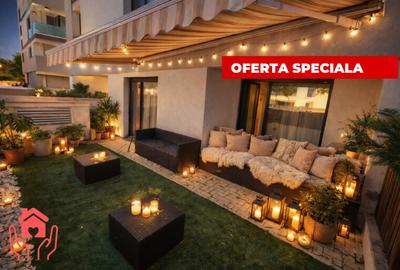 Baneasa Shopping City- 4 camere mobilate, imobil 2019, terasa&curte, 2 parcari! - 1