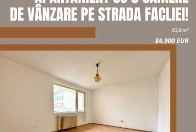 Apartament cu 3 camere de vânzare în Sfântu Gheorghe, pe strada Facliei! - 1