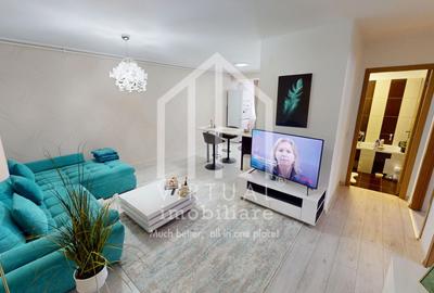 Apartament cu 3 camere, 57mp utili+balcon, mobilat, Tilisca - 2