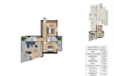 3 camere -Metrou  Brancoveanu/Parc-Bloc Nou Dezvoltator - 1