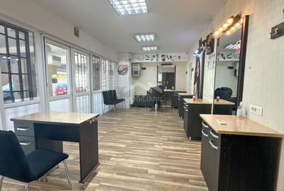 Spațiu comercial 45 mp parter - 2 parcări - salon amenajat - 7