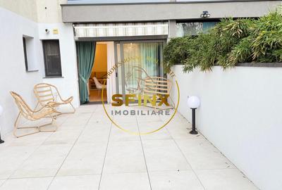 Floreasca Residence, first rental, furnished, ground floor with 37 sqm terrace - 1