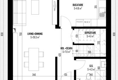 Vila 4 camere si mansarda locuibila ,TVA INCLU,incalzire pardoseala,str martisor - 9