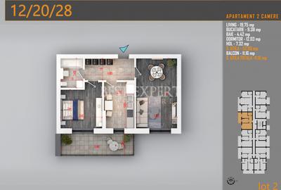 2 Camere Direct Dezvoltator 10 min metrou N.Teclu|La avans 50% Parcare Bonus Ext - 3