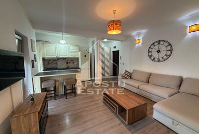 Apartament cu 2 camere semidecomandat, mobilat în Dumbrăvița