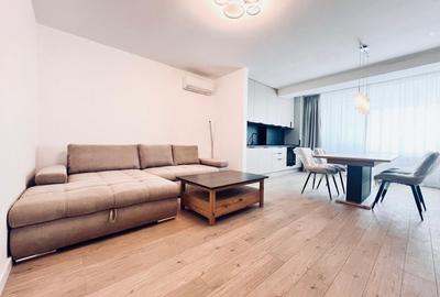 Apartament cu 2 camere semidecomandat, mobilat în Pipera