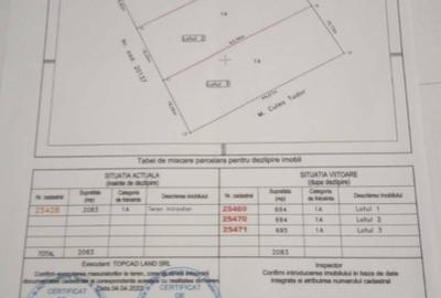 Teren Construcții intravilan de 4400 mp, în Valea Roșie