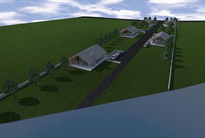 Teren cu PUZ +Autorizatie pt Casa 1930 M la Lac Com Geaca  Cluj - 1