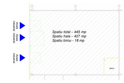 Spatiu industrial de inchiriat 445 mp Sibiu Est - 2